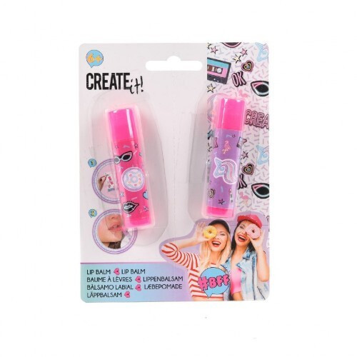 Create it! Lip Balm Best Friends Παιδικό Μακιγιάζ (Διάφορα Σχέδια) 2τμχ
