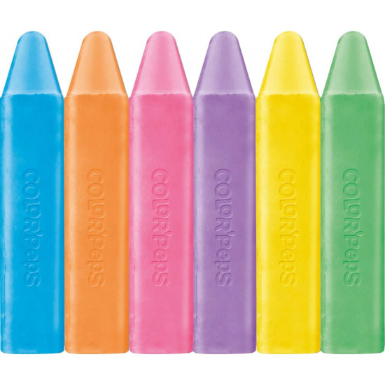 Κιμωλίες Maped Color'Peps Χρωματιστές Πακέτο 6 Τεμαχίων Κιμωλίες Maped Color'Peps Χρωματιστές Πακέτο 6 Τεμαχίων