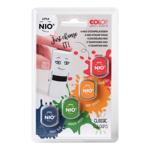 Ταμπόν Colop - Nio,  χρώματα, 4 τεμάχια