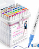 Ohuhu Oahu Alcohol Art Markers Σετ Μαρκαδόρων 48 χρωμάτων Fine & Chisel Ohuhu Oahu Alcohol Art Markers Σετ Μαρκαδόρων 48 χρωμάτων Fine & Chisel