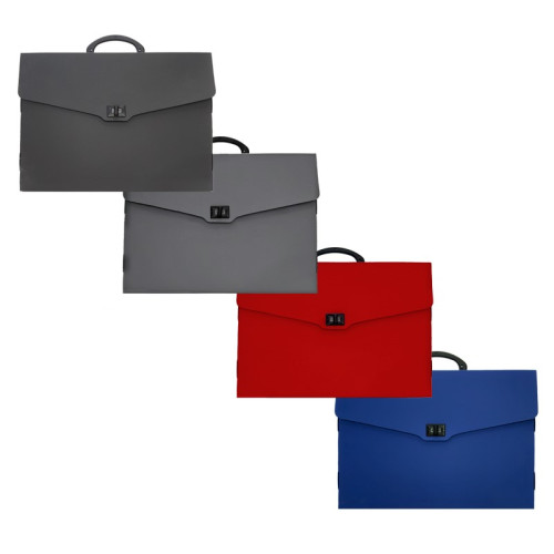 ΤΣΑΝΤΑ ΠΛΑΣΤΙΚΗ PP 28Χ38Χ5 ΜΕ ΧΕΡΟΥΛΙ ΚΛΑΣΙΚΑ ΧΡΩΜΑΤΑ