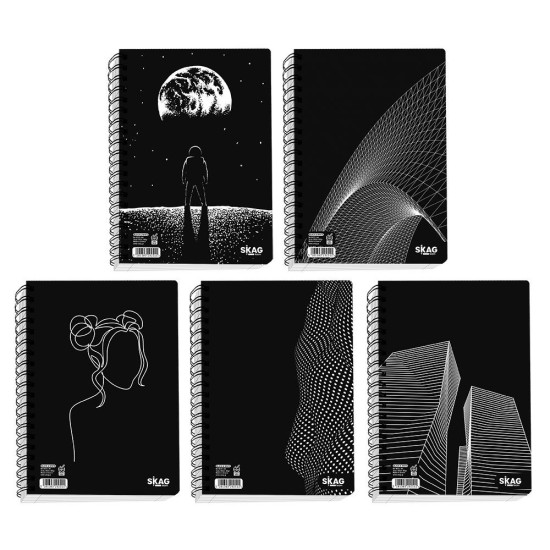 ΤΕΤΡΑΔΙΑ BLACK & WHITE Α4 4ΘΕΜ 80ΓΡ N.9074