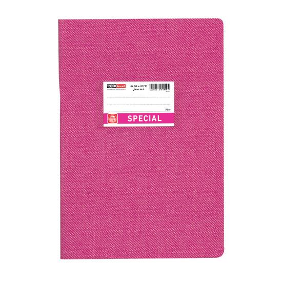 Jeans Τετράδιο Ριγέ 17x25 50φ. Jeans Τετράδιο Ριγέ 17x25 50φ.