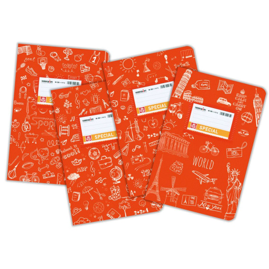 Τετράδιο Doodles Special 50 Φύλλων Τετράδιο Doodles Special 50 Φύλλων