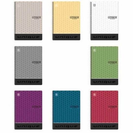 Unique Τετράδιο Σπιράλ B5 2 θεμάτων Unique Τετράδιο Σπιράλ B5 2 θεμάτων