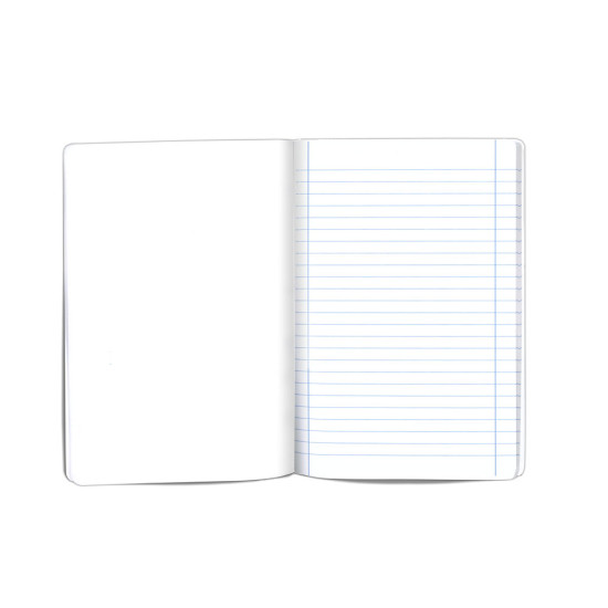 Classic Τετράδιο Ριγέ-Λευκό 17x25 50φ.