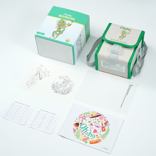 Ohuhu Honolulu Alcohol Art Markers Σετ Μαρκαδόρων 48 χρωμάτων Brush & Chisel Ohuhu Honolulu Alcohol Art Markers Σετ Μαρκαδόρων 48 χρωμάτων Brush & Chisel