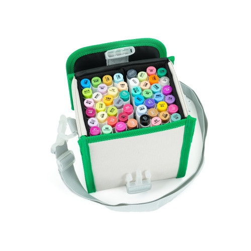 Ohuhu Honolulu Alcohol Art Markers Σετ Μαρκαδόρων 48 χρωμάτων Brush & Chisel