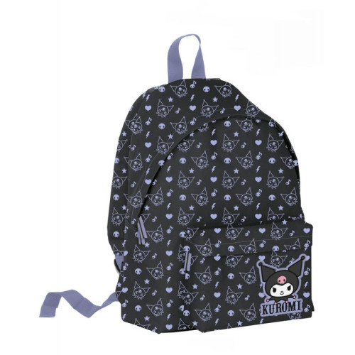 Graffiti Σχολική Τσάντα Πλάτης KUROMI Μαύρη 252235