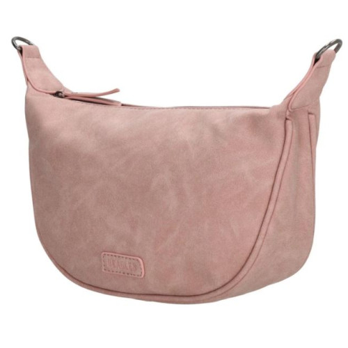 Τσάντα ώμου Beagles Moon Bag Malaga Απαλό ροζ