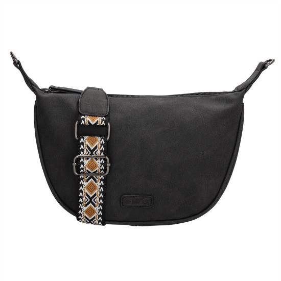 Τσάντα ώμου Beagles Moon Bag Malaga Μαύρη Τσάντα ώμου Beagles Moon Bag Malaga Μαύρη