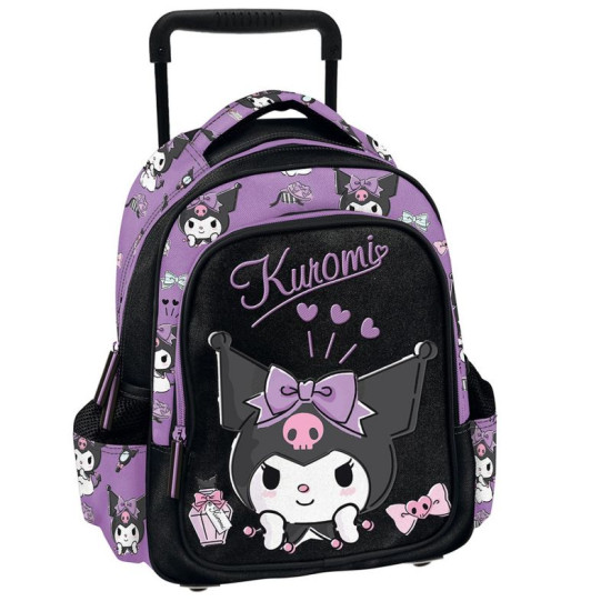 Graffiti Σχολική Τσάντα Τρόλεϊ Νηπιαγωγείου kuromi με Θήκη για Παγούρι 252261 Graffiti Σχολική Τσάντα Τρόλεϊ Νηπιαγωγείου kuromi με Θήκη για Παγούρι 252261