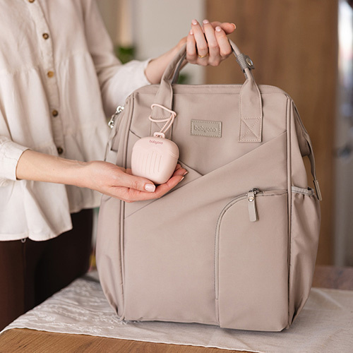 BabyOno: Θήκη πιπίλας σιλικόνης - Ροζ