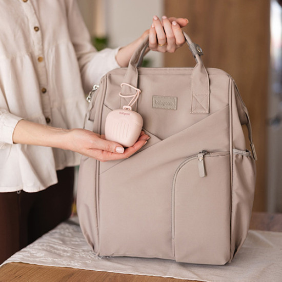 BabyOno: Θήκη πιπίλας σιλικόνης - Ροζ