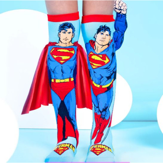 SUPERMAN SOCKS AGES 6-99