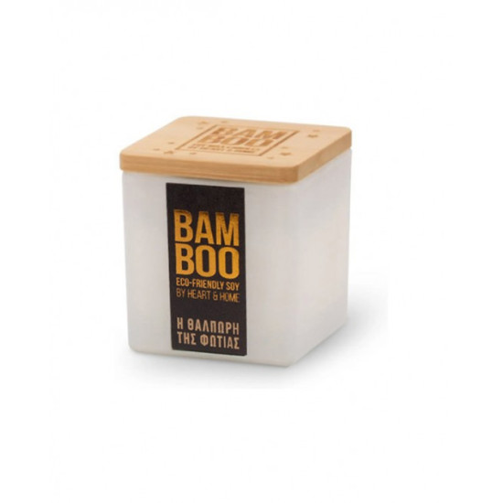 ΚΕΡΙ BAMBOO Η ΘΑΛΠΩΡΗ ΤΗΣ ΦΩΤΙΑΣ HEART HOME 210g