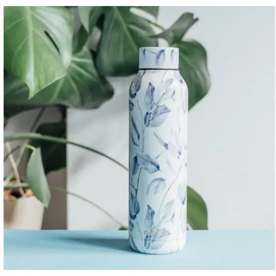 QUOKKA Θερμός Solid 630ml Gray Bouquet – 12182