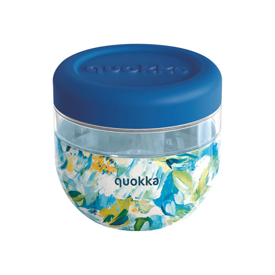 QUOKKA Δοχείο Φαγητού με Καπάκι Σιλικόνης 770ml BUBBLE “BLUE PEONIES” – 40134 QUOKKA Δοχείο Φαγητού με Καπάκι Σιλικόνης 770ml BUBBLE “BLUE PEONIES” – 40134