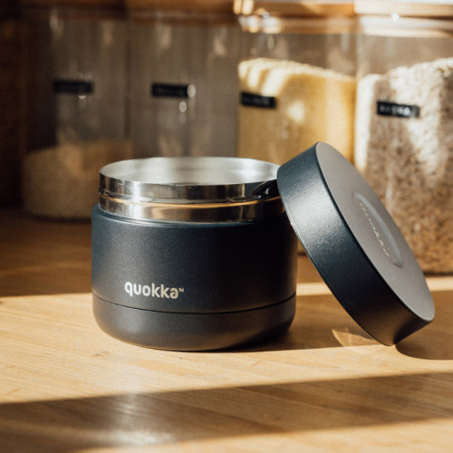 QUOKKA Δοχέιο Φαγητού Θερμός WHIM Μαύρο 600ml – 40114