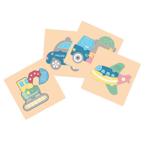 Puzzle Ξύλινο Skag Οχήματα 26 Τεμάχια 12m+ : 307567