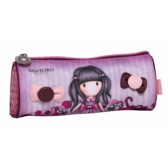 Santoro Gorjuss Sugar And Spice Κασετίνα Βαρελάκι με 1 Θήκη Ροζ 197323