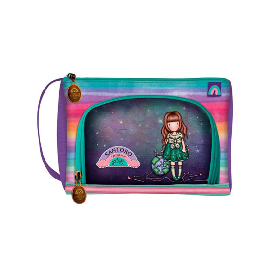 Santoro Be Kind To Our Planet Κασετίνα με 1 Θήκη Πολύχρωμη 1196GJ03 Santoro Be Kind To Our Planet Κασετίνα με 1 Θήκη Πολύχρωμη 1196GJ03