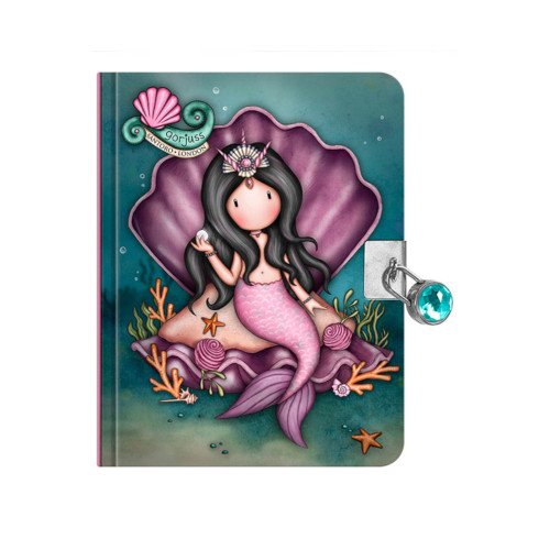 Santoro Σημειωματάριο με Λουκέτο Ροζ 1292GJ03