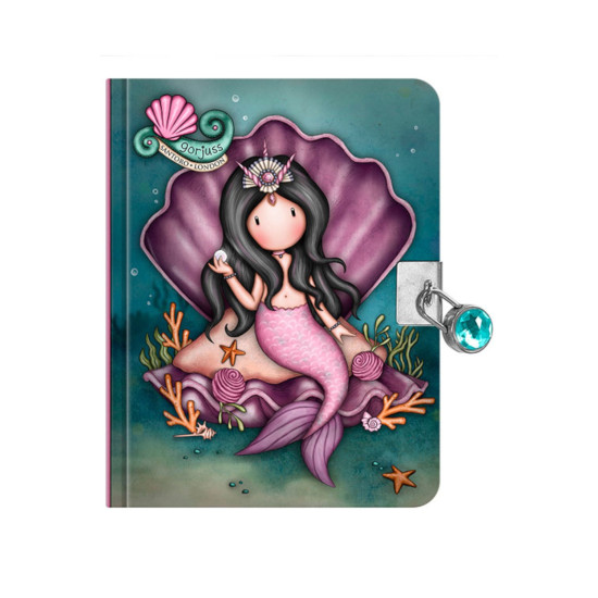 Santoro Σημειωματάριο με Λουκέτο Ροζ 1292GJ03