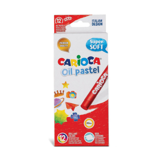 Λαδοπαστέλ Super Soft Carioca Oil-Pastel 12 Χρωμάτων (43277) Λαδοπαστέλ Super Soft Carioca Oil-Pastel 12 Χρωμάτων (43277)