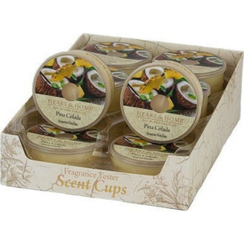 Heart & Home Αρωματικό Κερί Κυπελλάκι Pina Colada