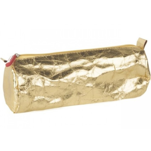 Κασετίνα Βαρελάκι Metallic Χρυσό