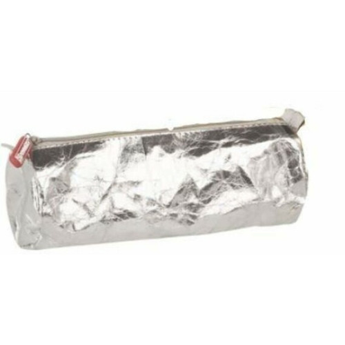 Κασετίνα Βαρελάκι Metallic Ασημενιο