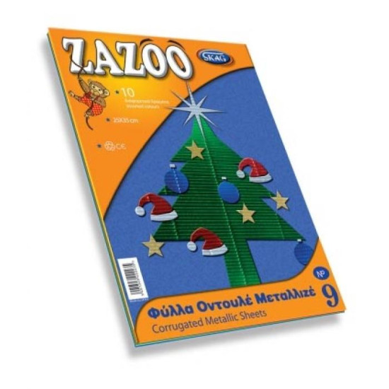 Μπλοκ Οντουλέ Μεταλλιζέ Zazoo No9