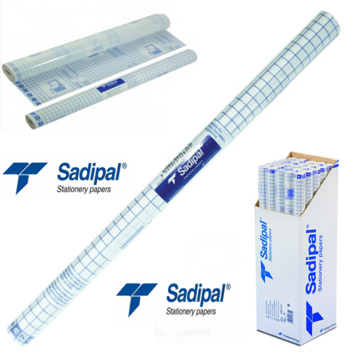 Διαφανές Αυτοκόλλητο Κάλυμμα Βιβλίων Sadipal 20μ 80mic