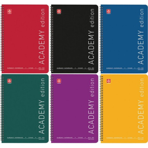 Τετράδιο Σπιράλ 2 Θεμάτων Α4 Academy Typotrust Τετράδιο Σπιράλ 2 Θεμάτων Α4 Academy Typotrust