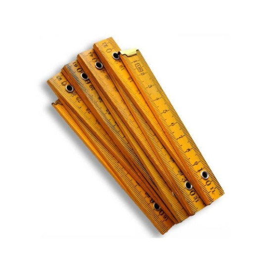 Ξύλινο Μέτρο Σπαστό 1m