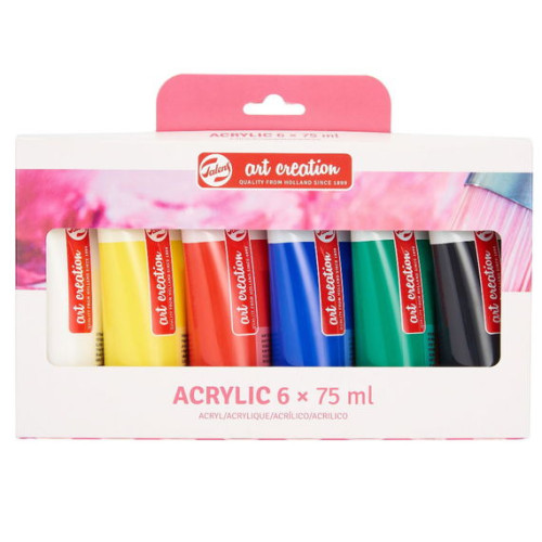 Σετ Ακρυλικά Χρώματα 6 Τεμάχια 75ml Talens