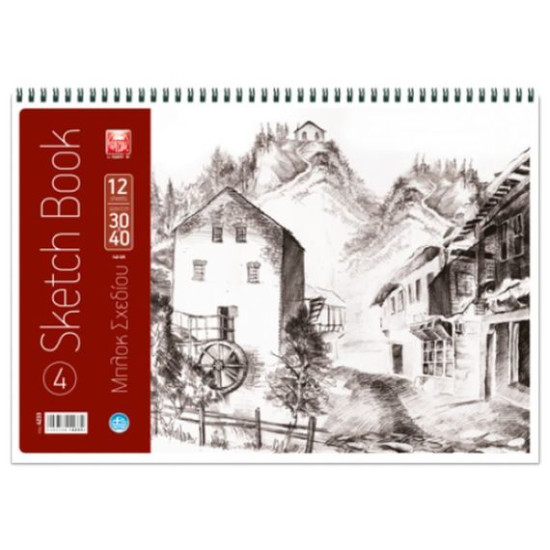 Μπλοκ Ελεύθερου Σχεδίου Νο4 30x40cm 12Φύλλα Μπλοκ Ελεύθερου Σχεδίου Νο4 30x40cm 12Φύλλα