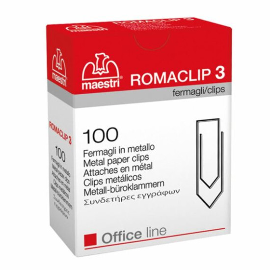 Συνδετήρες Roma Nο3 100τεμ 30mm