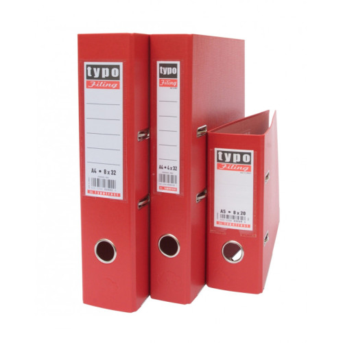 Κλασέρ Πλαστικό Με Μηχανισμό TYPOTRUST 832 Κόκκινο Κλασέρ Πλαστικό Με Μηχανισμό TYPOTRUST 832 Κόκκινο