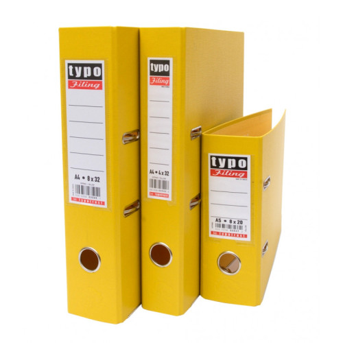 Κλασέρ Πλαστικό Με Μηχανισμό TYPOTRUST 832 Κίτρινο Κλασέρ Πλαστικό Με Μηχανισμό TYPOTRUST 832 Κίτρινο