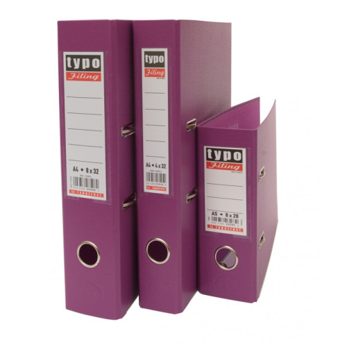 Κλασέρ Πλαστικό Με Μηχανισμό TYPOTRUST 832 Μωβ Κλασέρ Πλαστικό Με Μηχανισμό TYPOTRUST 832 Μωβ