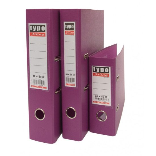 Κλασέρ Πλαστικό Με Μηχανισμό TYPOTRUST 832 Μωβ