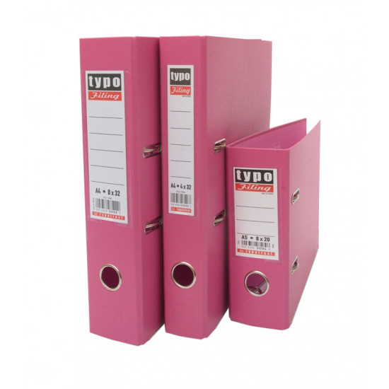 Κλασέρ Πλαστικό Με Μηχανισμό TYPOTRUST 832 Ροζ Κλασέρ Πλαστικό Με Μηχανισμό TYPOTRUST 832 Ροζ