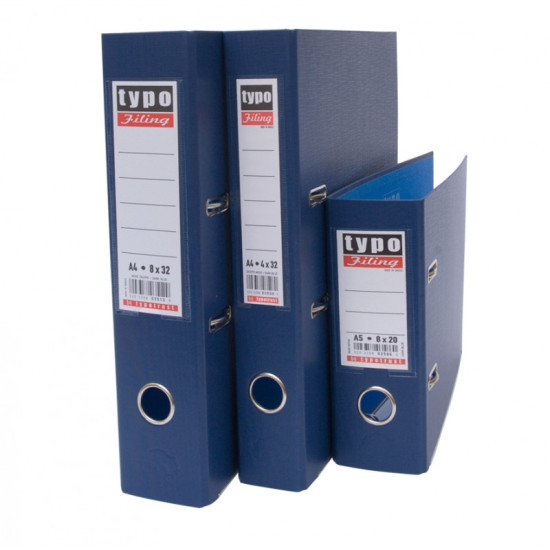 Κλασέρ Πλαστικό Με Μηχανισμό TYPOTRUST 832 Μπλε Σκούρο