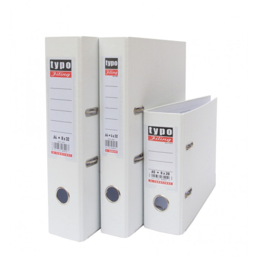 Κλασέρ Πλαστικό Με Μηχανισμό TYPOTRUST 832 Άσπρο Κλασέρ Πλαστικό Με Μηχανισμό TYPOTRUST 832 Άσπρο