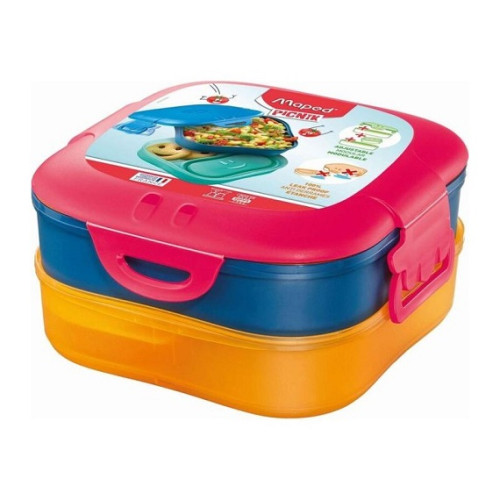 Φαγητοδοχείο Maped Picnik Concept 3 σε 1 Ροζ Φαγητοδοχείο Maped Picnik Concept 3 σε 1 Ροζ