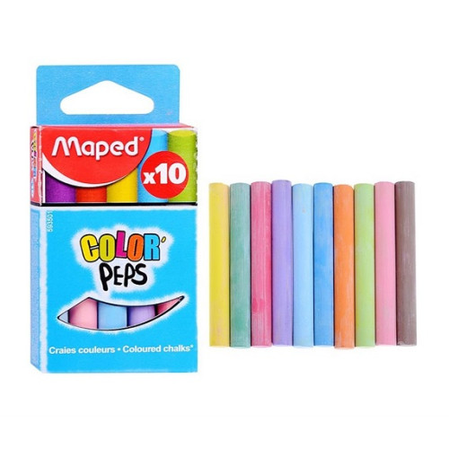 Κιμωλίες Χρωματιστές 10τχμ Maped Κιμωλίες Χρωματιστές 10τχμ Maped
