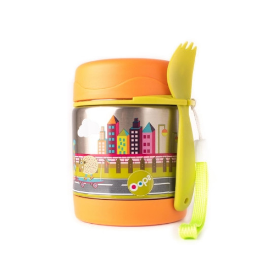 Oops Δοχείο Φαγητού Ανοξείδωτο Ατσάλι City 300m Oops Δοχείο Φαγητού Ανοξείδωτο Ατσάλι City 300m