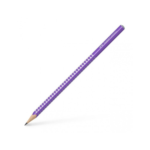 Μολύβι Faber Castell grip sparkle lilac